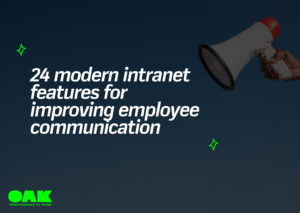 24 modern intranet features for improving employee communication - Featured image