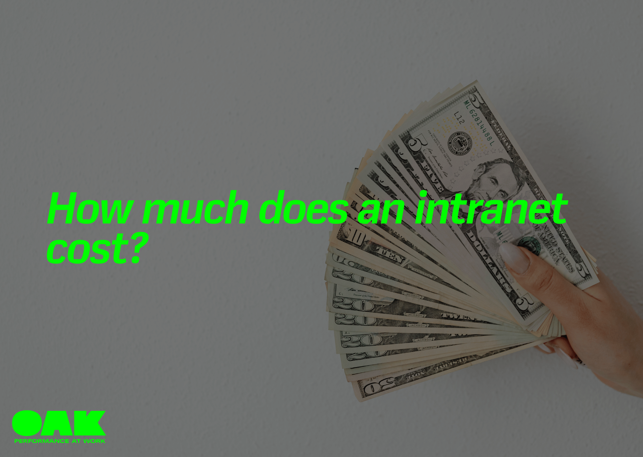 blog header for how much does an intranet cost