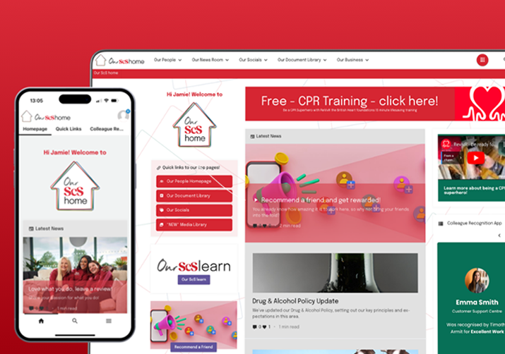 ScS choose Oak Engage to transform how they connect and inform their colleagues - Featured image