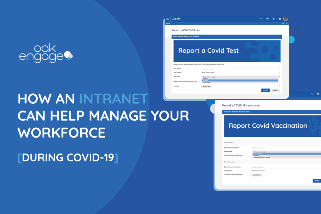 How An Intranet Can Help Manage Your Workforce During Covid 19 - Oak ...