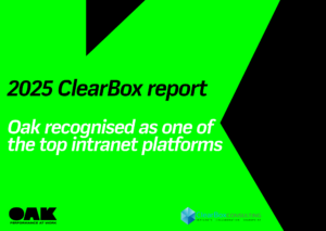 ClearBox 2025 intranet report: Oak Engage - Featured image